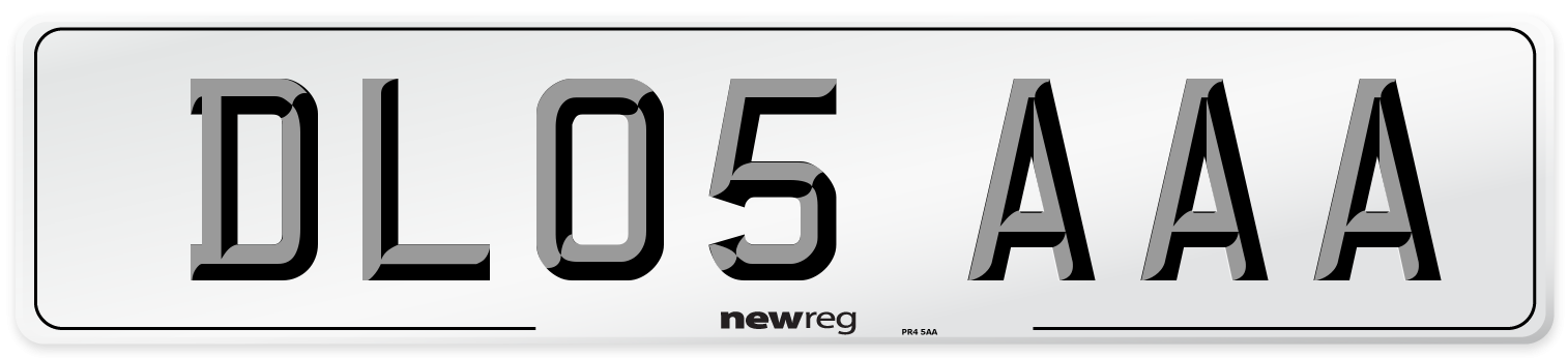 DL05 AAA Number Plate from New Reg